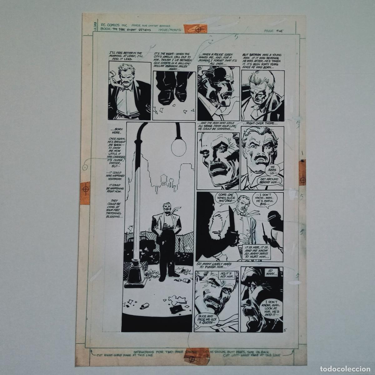 C&oacute;mics: Batman: The Dark Knight Returns - Pages 5 and 6 - Facs&iacute;mil - Foto 1