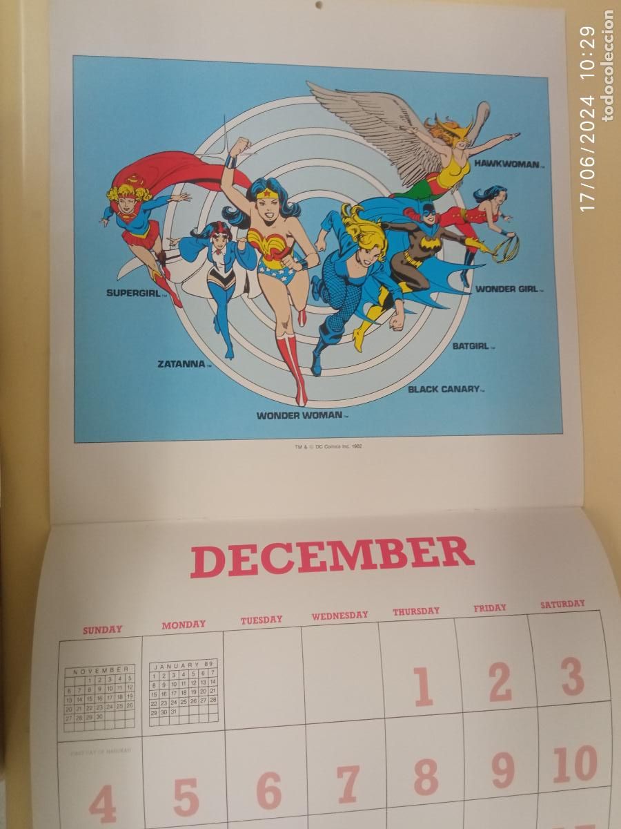 C&oacute;mics: Calendario SUPER POWERS 1988 J. Luis Garcia Lopez - Foto 12