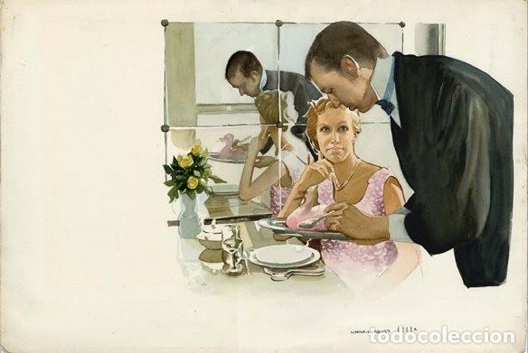 C&oacute;mics: Ilustraci&oacute;n Original de Thord Sundquist - Below Stairs - Foto 1