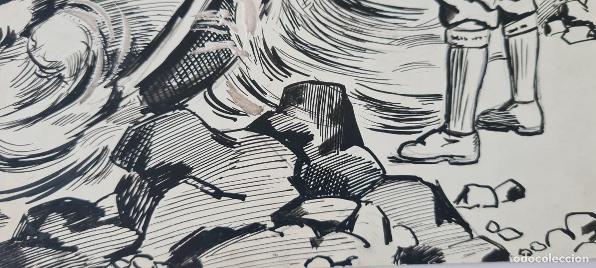 C&oacute;mics: PAULET - &rdquo;MIRANDO AL MAR&rdquo; ORIGINAL FIRMADO - Foto 6