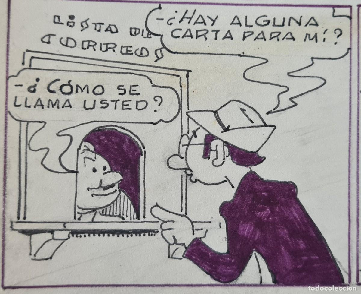 C&oacute;mics: URDA - &rdquo;EN CORREOS&rdquo; ORIGINAL FIRMADO - Foto 4