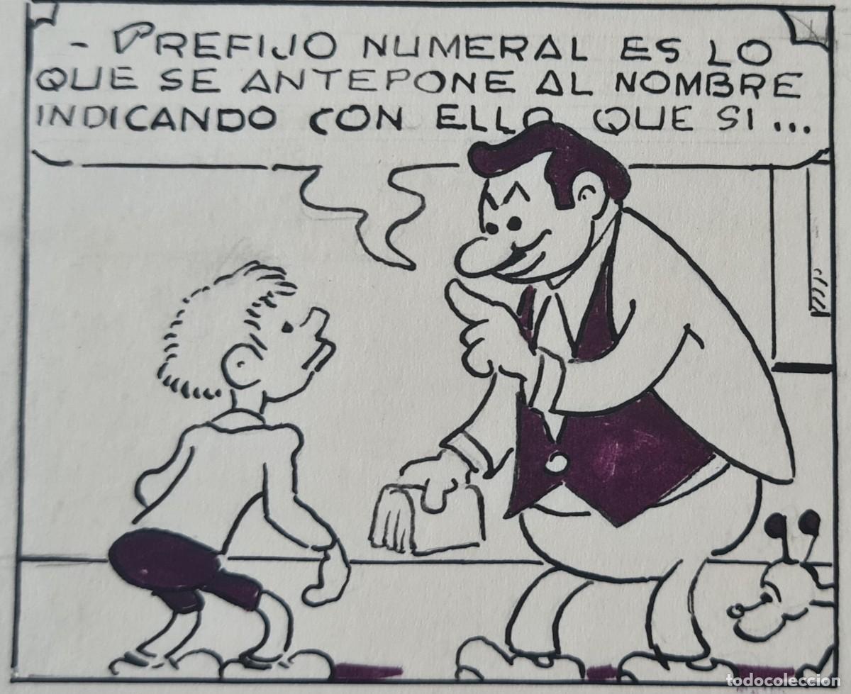 C&oacute;mics: URDA - &rdquo;LOS PREFIJOS&rdquo; ORIGINAL FIRMADO - Foto 4