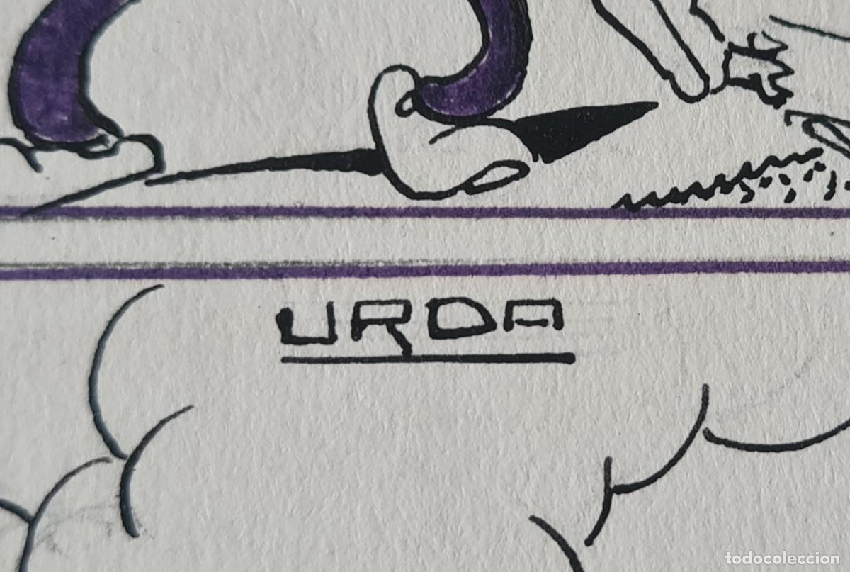 C&oacute;mics: URDA- &rdquo;UN CAMPE&Oacute;N&rdquo; ORIGINAL FIRMADO - Foto 4