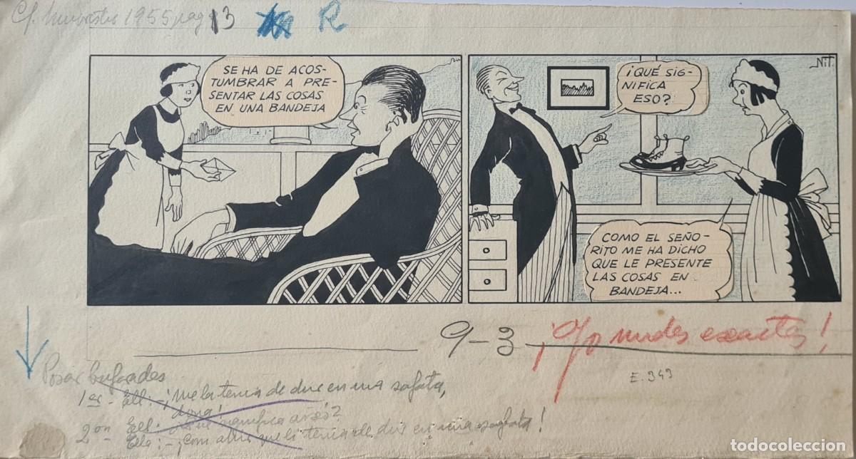 C&oacute;mics: NIT(JOAN MAC&Iacute;AS) - &rdquo;LA SIRVIENTA&rdquo; ORIGINAL FIRMADO - Foto 1