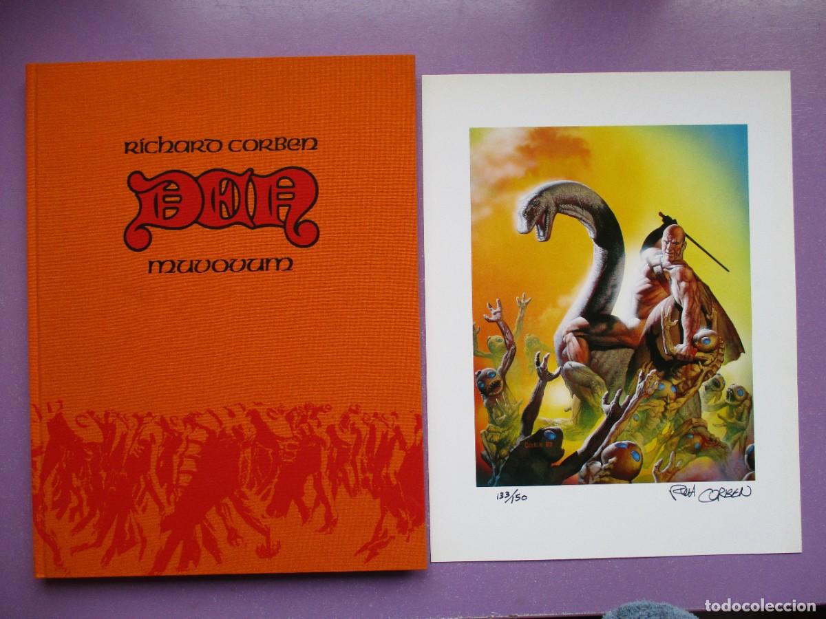 C&oacute;mics: RICHARD CORBEN LAMINA DEN 2 FIRMADA Y NUMERADA + COMIC &iexcl;&iexcl;&iexcl;&iexcl; IMPECABLE ESTADO !!!! - Foto 1