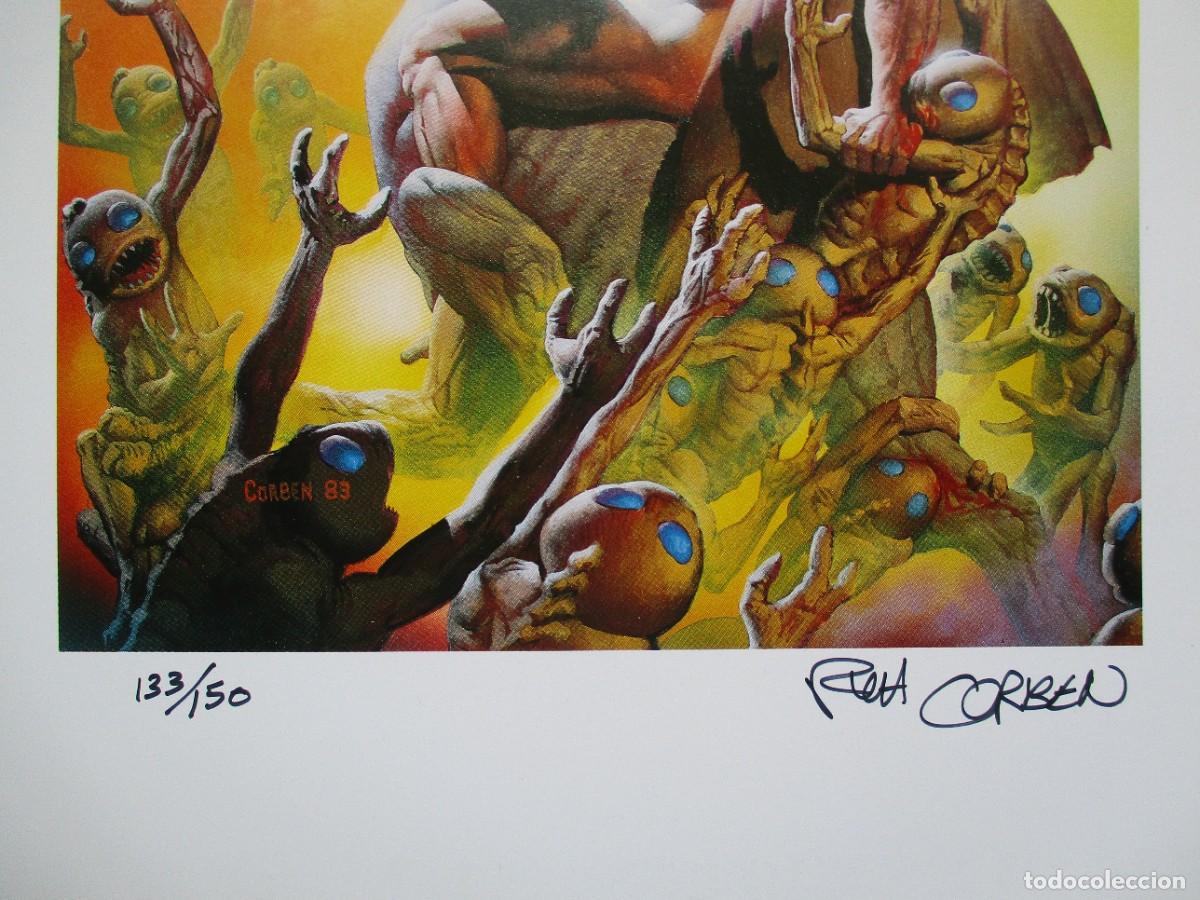 C&oacute;mics: RICHARD CORBEN LAMINA DEN 2 FIRMADA Y NUMERADA + COMIC &iexcl;&iexcl;&iexcl;&iexcl; IMPECABLE ESTADO !!!! - Foto 6