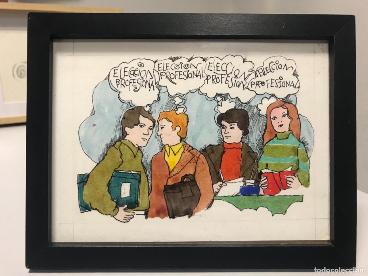 C&oacute;mics: Boada, ilustraci&oacute;n original 1972, catalogada. - Foto 1