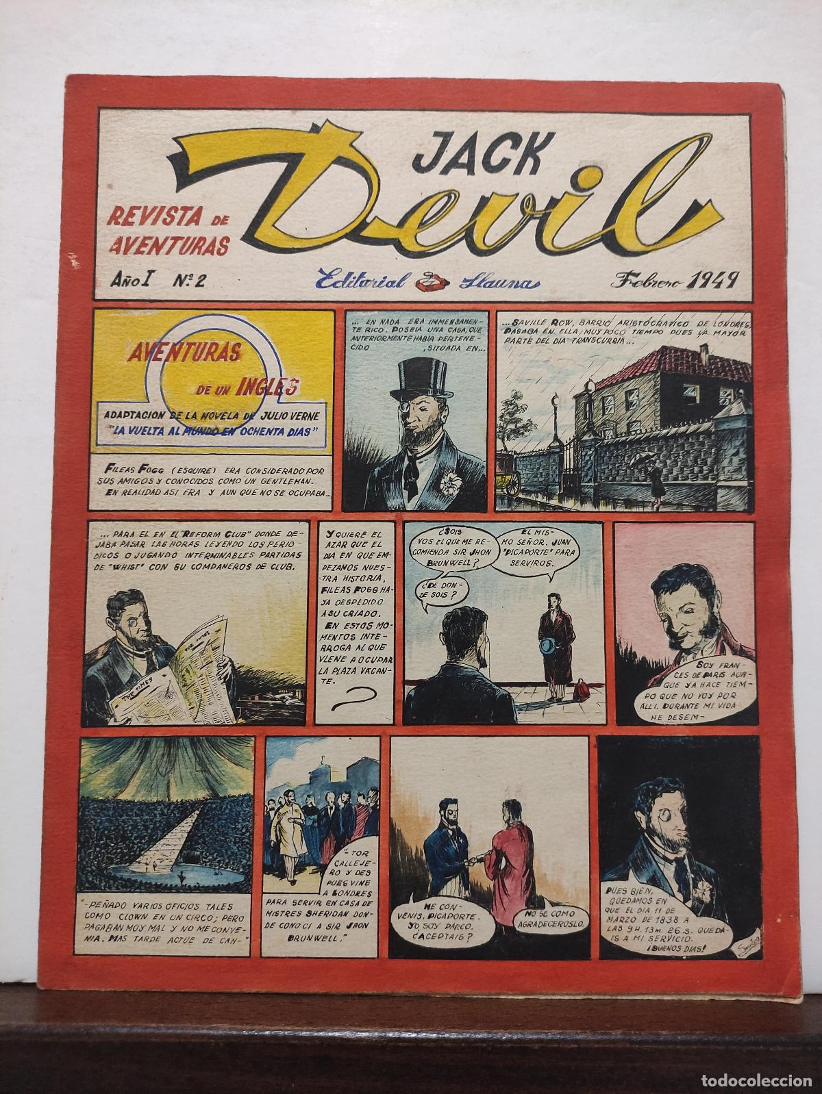C&oacute;mics: Art Comic - REVISTA DE AVENTURAS JACK DEVIL N&ordm;2 - SANTICO - 1949 - Foto 1