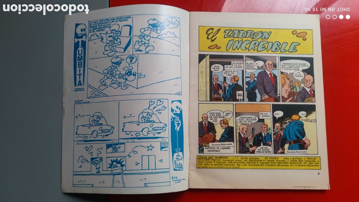 C&oacute;mics: MANDRAKE MERL&Iacute;N EL MAGO,N&deg;1-EL LADRON INCRE&Iacute;BLE - Foto 4
