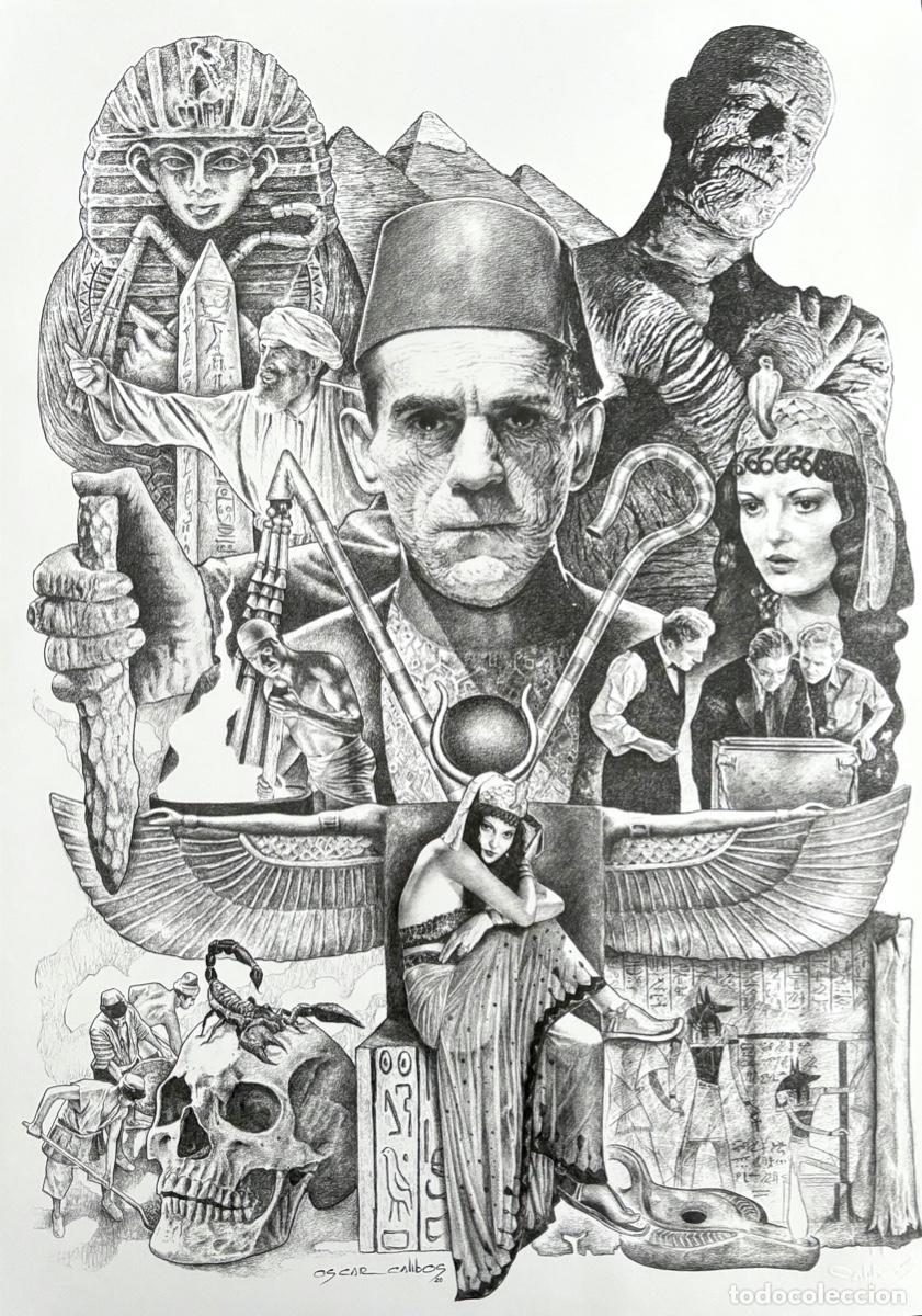 OSCAR CALIBOS SERIEGRAFIA ”LA MOMIA” 1932 ( SERIE UNIVERSAL MONSTERS) | todocoleccion (Buy It Now)