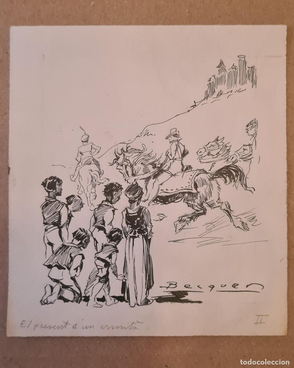 C&oacute;mics: CARLOS B&Eacute;CQUER DOM&Iacute;NGUEZ - &rdquo;EL PRESENT DUN ERMIT&Agrave;&rdquo; ORIGINAL FIRMADO - Foto 1