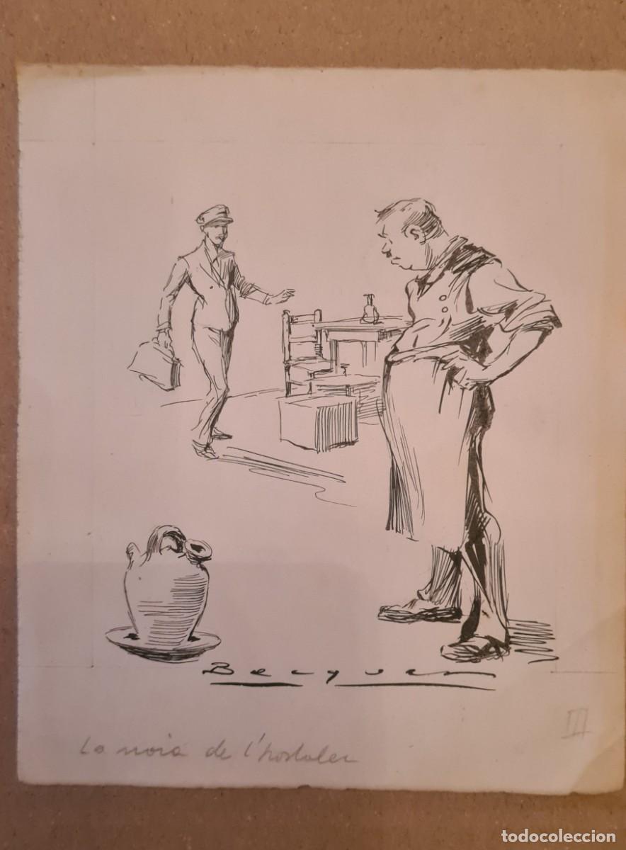 C&oacute;mics: CARLOS B&Eacute;CQUER DOM&Iacute;NGUEZ - &rdquo;LA NOIA DE LHOSTALER&rdquo; ORIGINAL FIRMADO - Foto 2