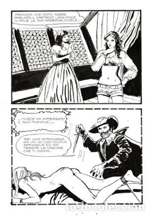 C&oacute;mics: Manara, dibujo tinta original de Jolanda de Almaviva - Foto 1