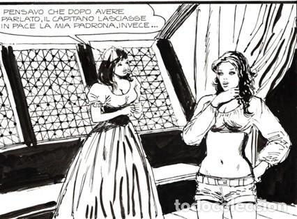 C&oacute;mics: Manara, dibujo tinta original de Jolanda de Almaviva - Foto 2