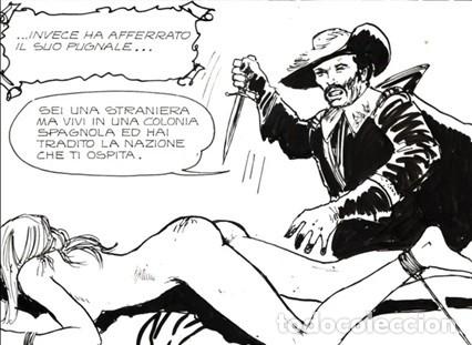 C&oacute;mics: Manara, dibujo tinta original de Jolanda de Almaviva - Foto 3