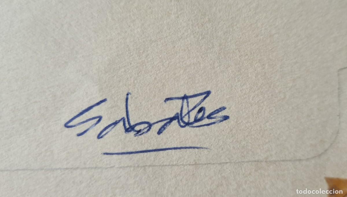 C&oacute;mics: RAM&Oacute;N SABAT&Eacute;S - &rdquo;EL PEZ Y EL GATO&rdquo; ORIGINAL FIRMADO - Foto 3