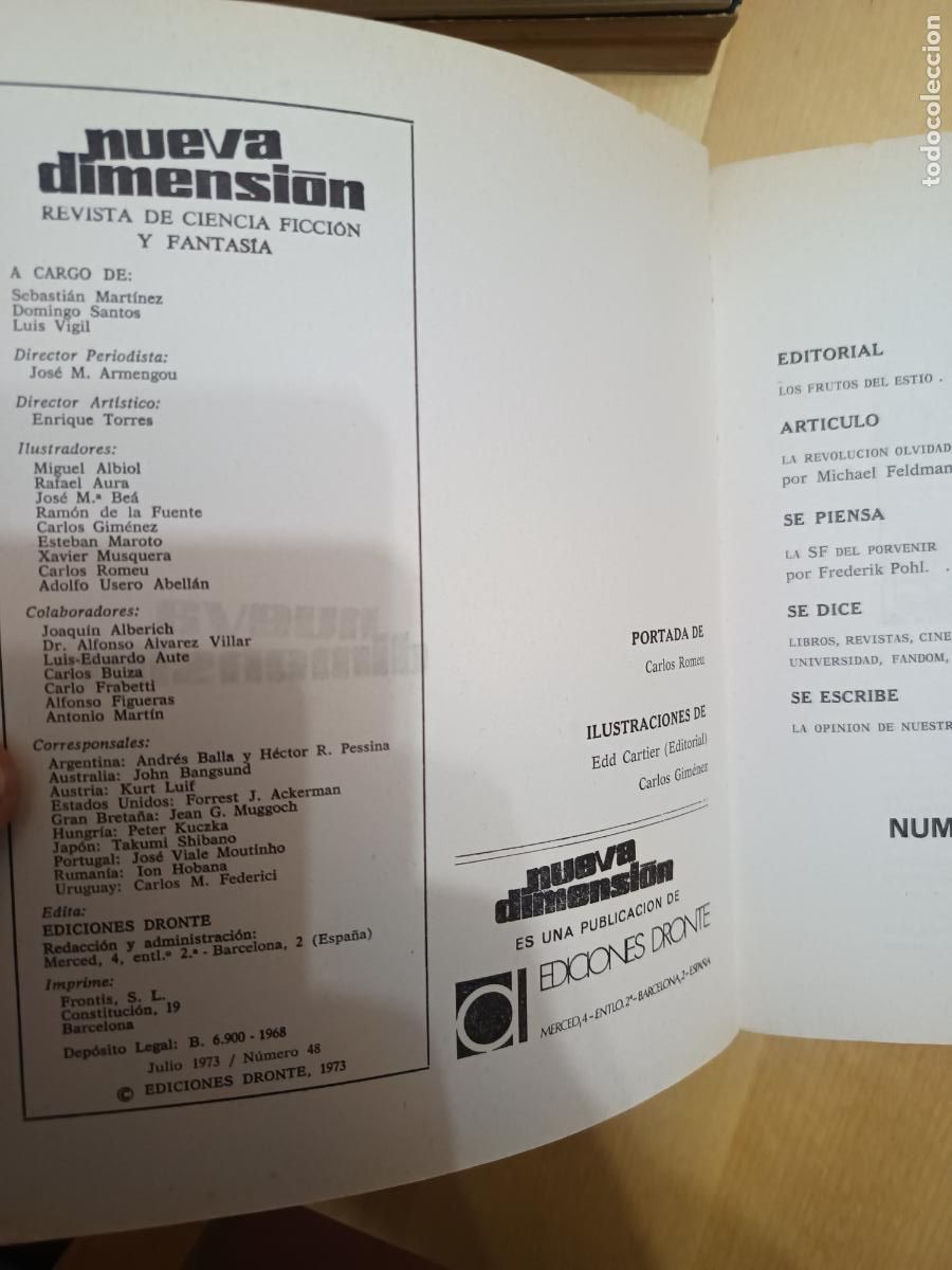 C&oacute;mics: CARLOS GIMENEZ en Nueva Dimension - Foto 7