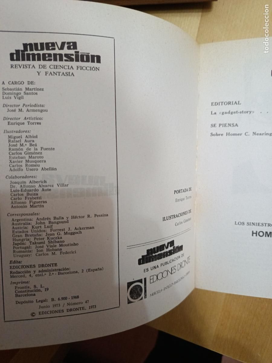 C&oacute;mics: CARLOS GIMENEZ en Nueva Dimension - Foto 9