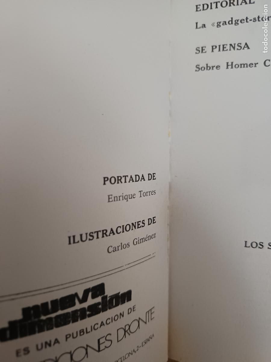 C&oacute;mics: CARLOS GIMENEZ en Nueva Dimension - Foto 10