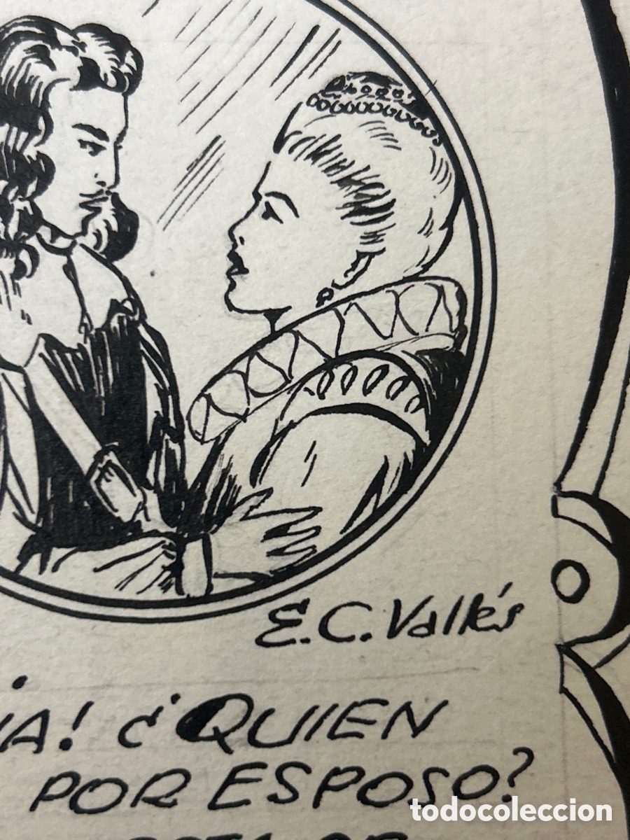 C&oacute;mics: Dibujo original E.C.Valles &ldquo;Luisoto y la princesa&rdquo; - Foto 2