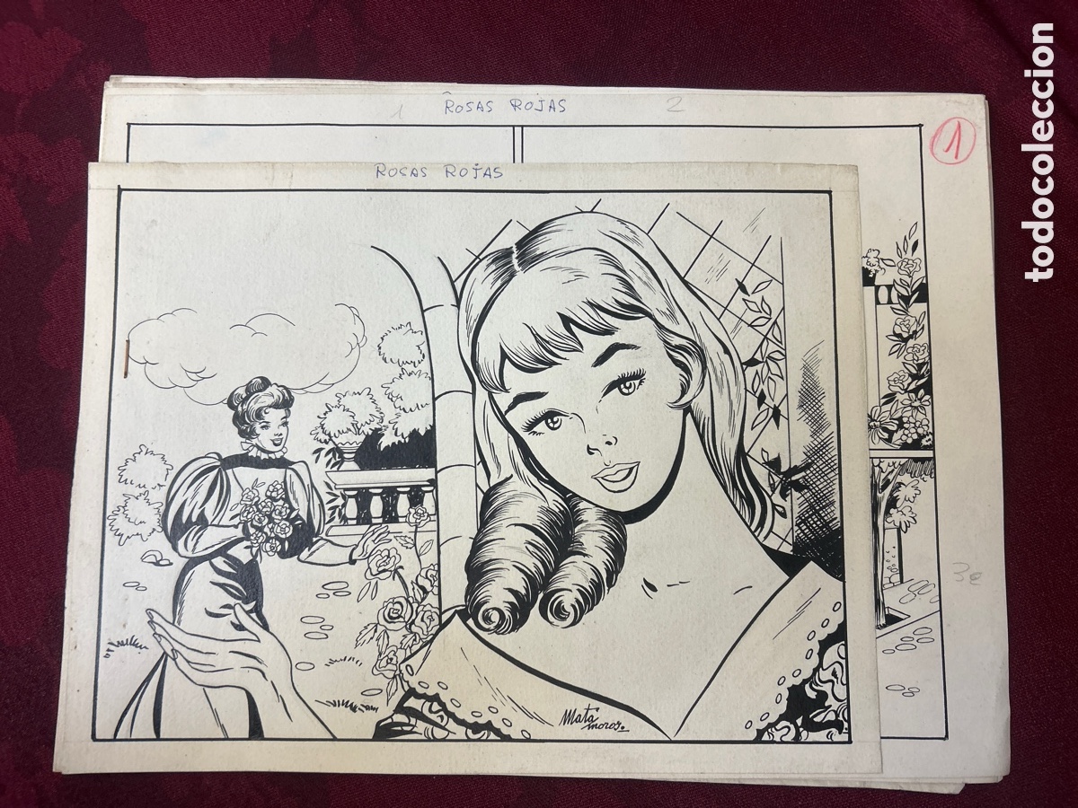 C&oacute;mics: 9 dibujos originales Mata Moros, &ldquo;Rosas Rojas&rdquo; - Foto 1