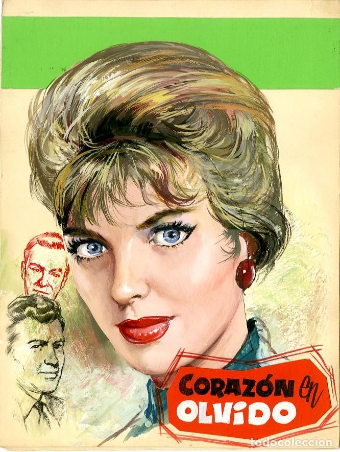 C&oacute;mics: Portada Original Coraz&oacute;n en Olvido - 17x23cm - Foto 1