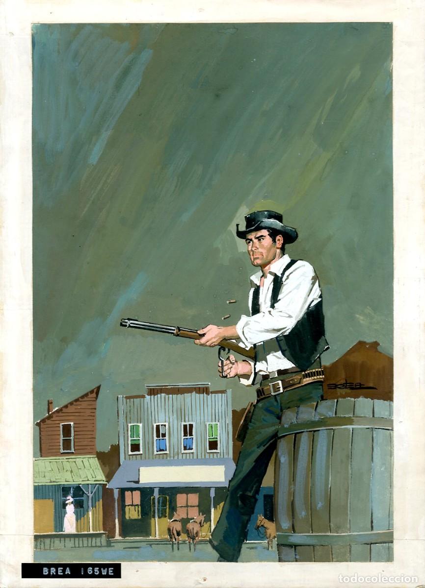C&oacute;mics: Portada Original de Manuel Bre&aacute; / Selecciones Ilustradas - Foto 1