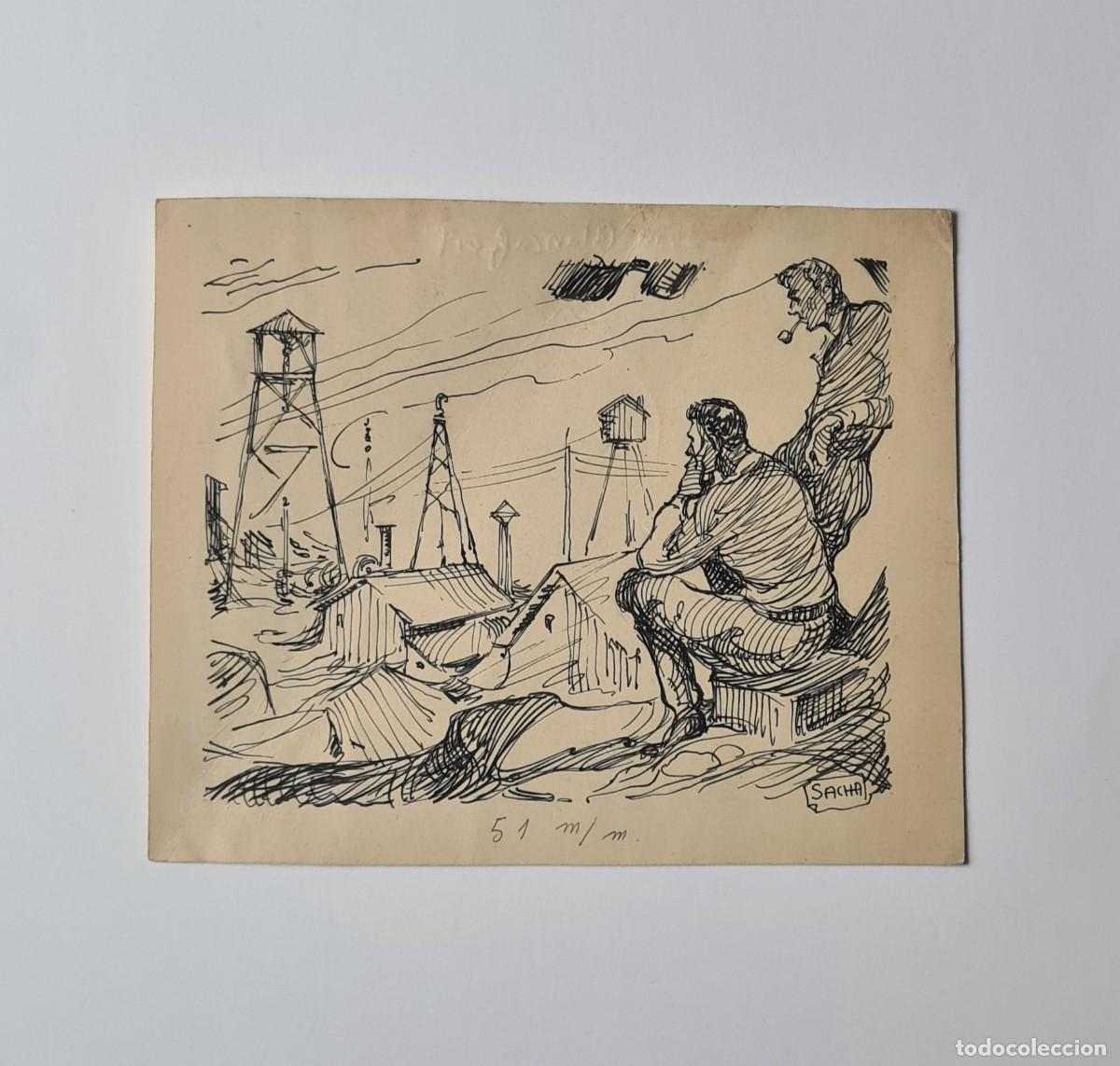 C&oacute;mics: SACHA (JUAN BLANCAFORT)- &rdquo;EL CAMPAMENTO&rdquo; ORIGINAL FIRMADO - Foto 1