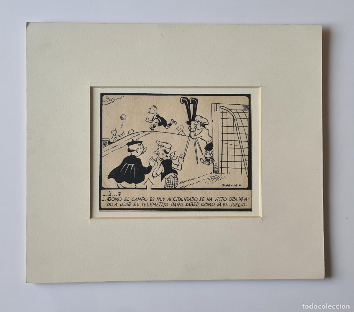 C&oacute;mics: GARC&Iacute;A LORENTE - &rdquo;EL TEL&Eacute;METRO&rdquo; ORIGINAL FIRMADO - Foto 1