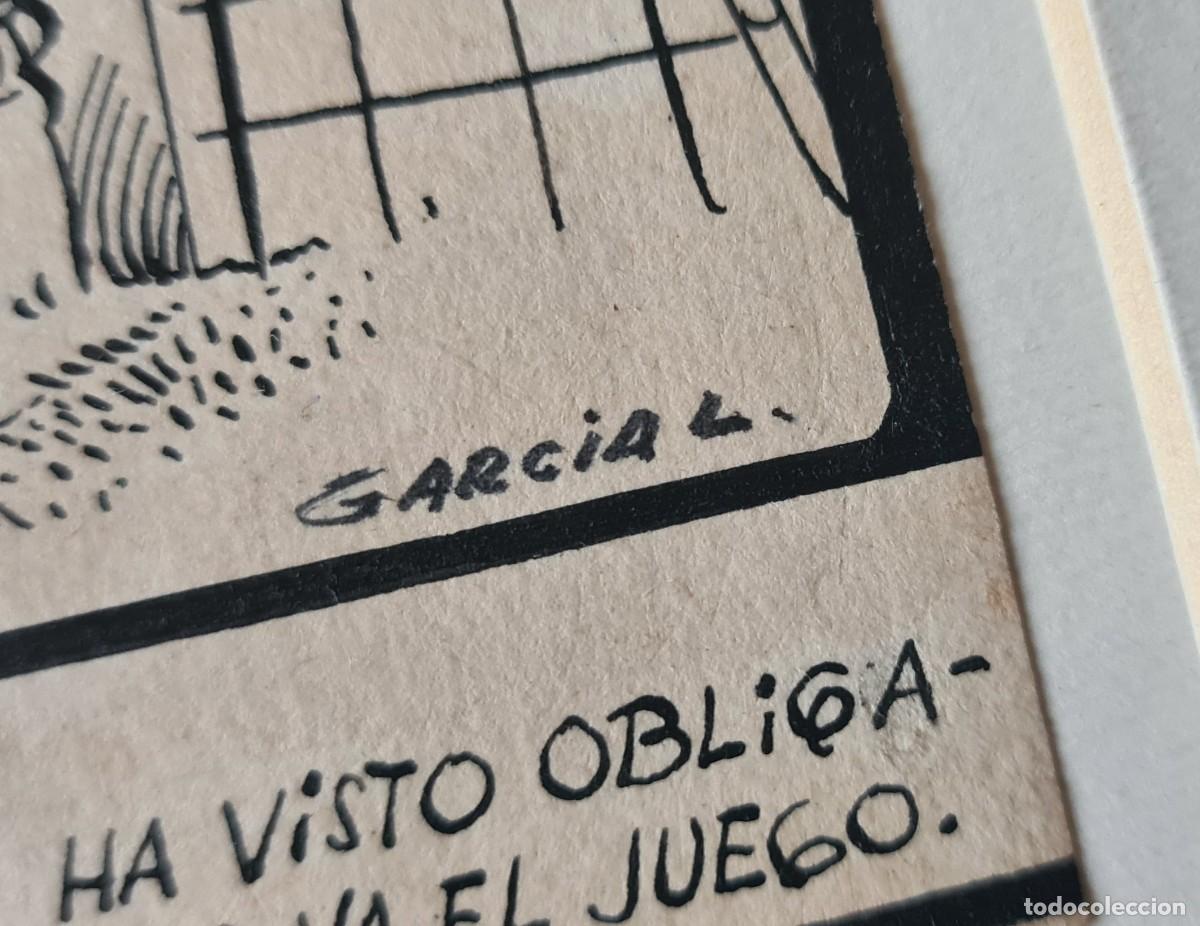 C&oacute;mics: GARC&Iacute;A LORENTE - &rdquo;EL TEL&Eacute;METRO&rdquo; ORIGINAL FIRMADO - Foto 3