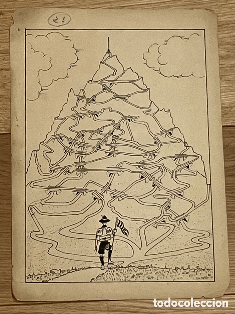 DIBUJO DE ILUSTRACIÓN - 33 X 24 CM - SIN FIRMAR | todocoleccion (Buy It Now)