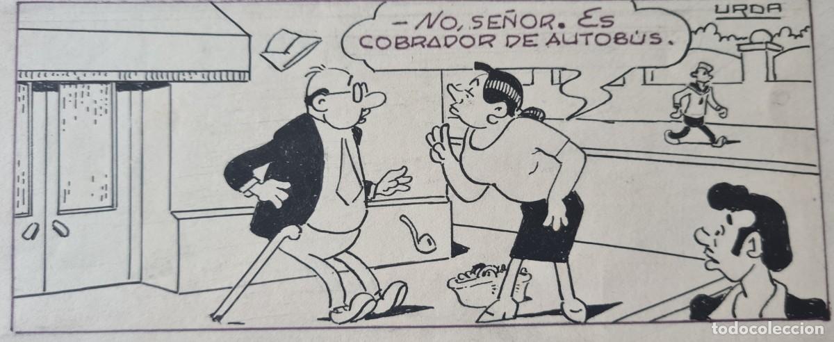 C&oacute;mics: URDA - &rdquo;HONRADEZ&rdquo; ORIGINAL FIRMADO + TBO - Foto 5