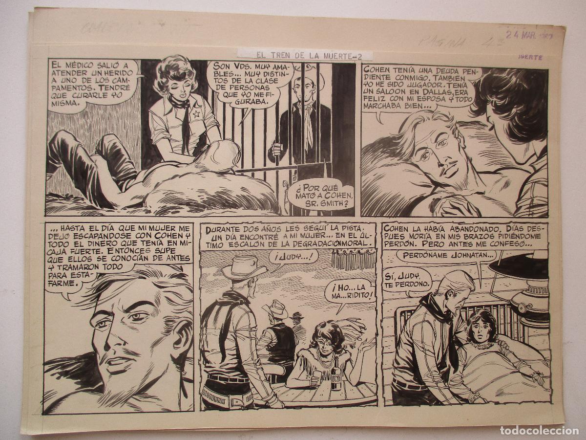 C&oacute;mics: APACHE KING N&ordm; 18, COMPLETO -GUERRERO-. PLANCHAS ORIGINALES. - Foto 4