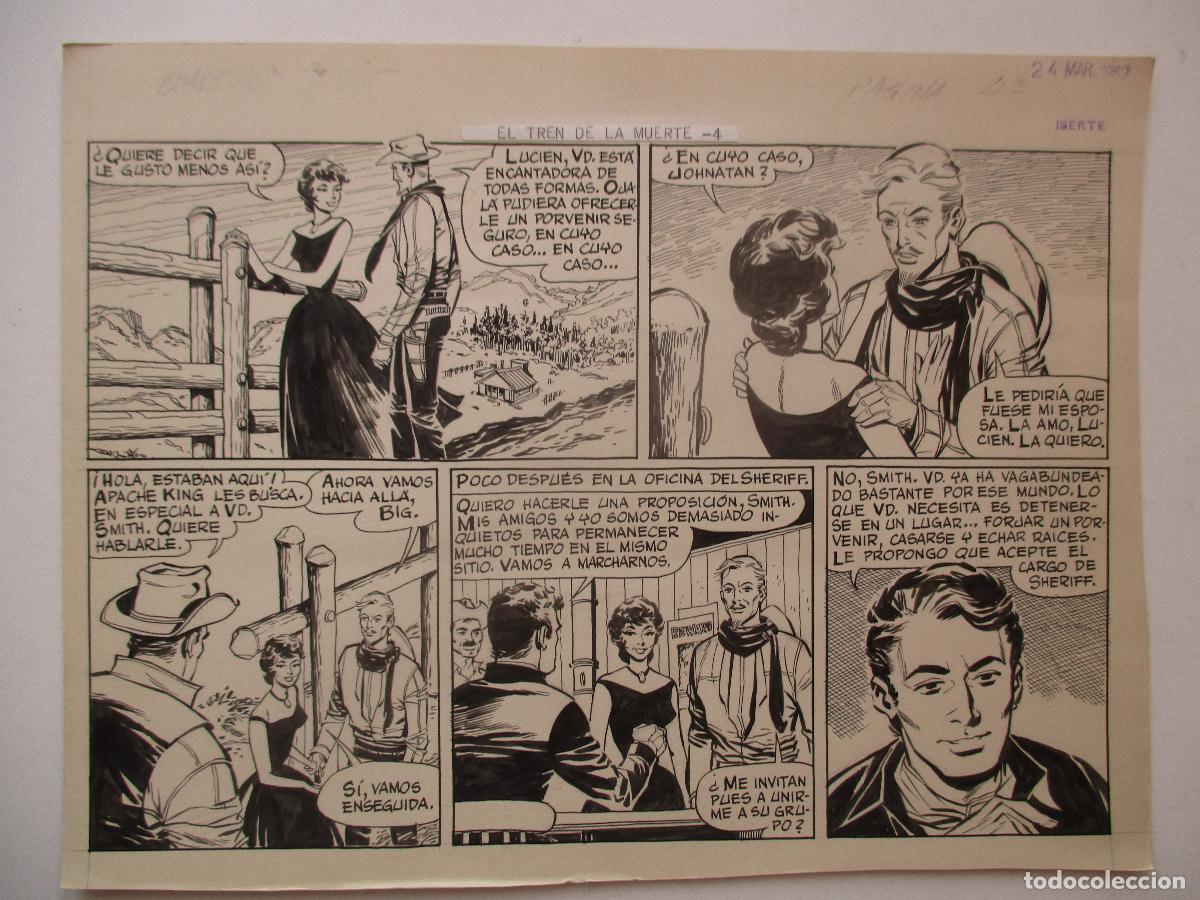 C&oacute;mics: APACHE KING N&ordm; 18, COMPLETO -GUERRERO-. PLANCHAS ORIGINALES. - Foto 6