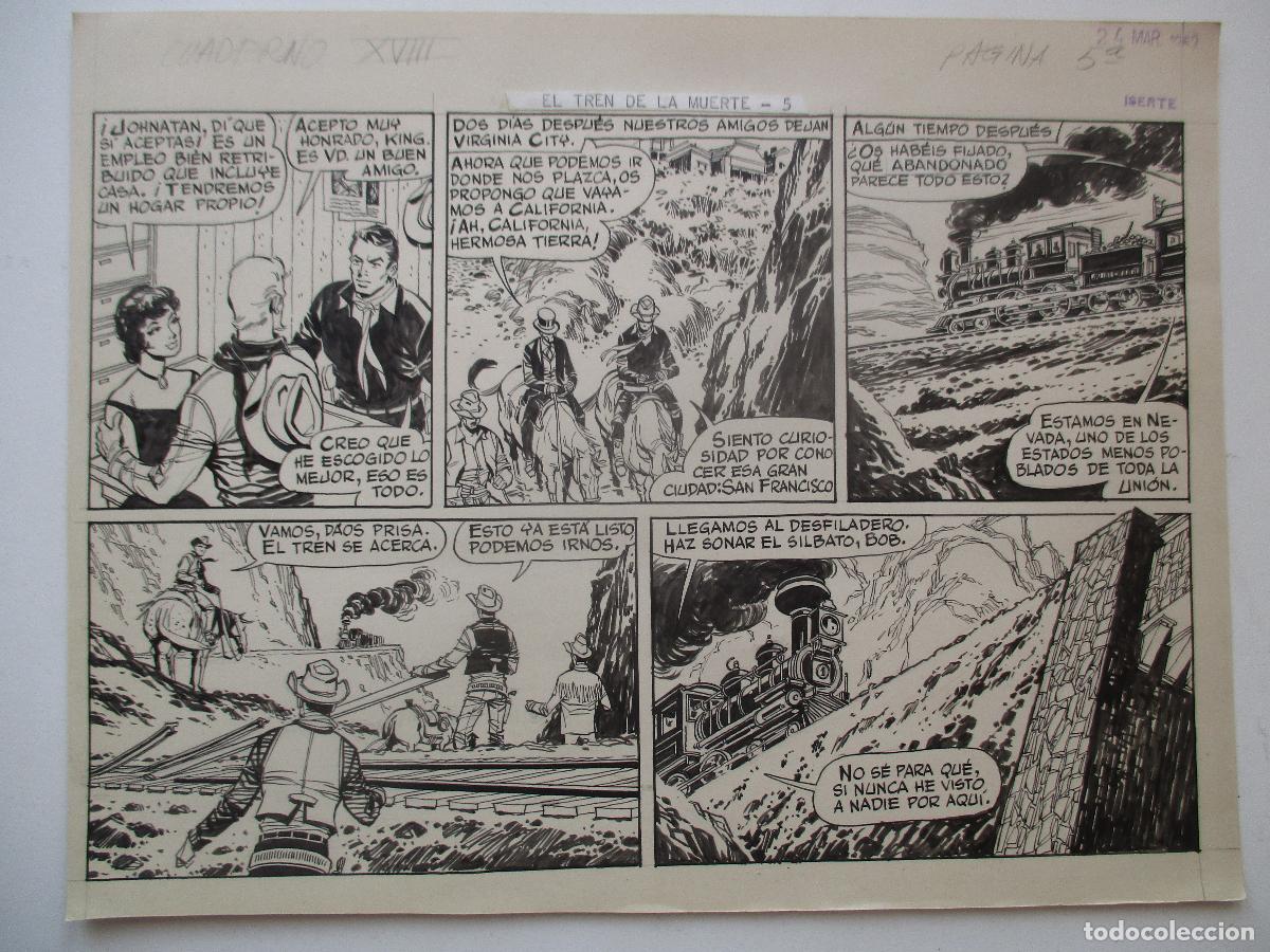 C&oacute;mics: APACHE KING N&ordm; 18, COMPLETO -GUERRERO-. PLANCHAS ORIGINALES. - Foto 7
