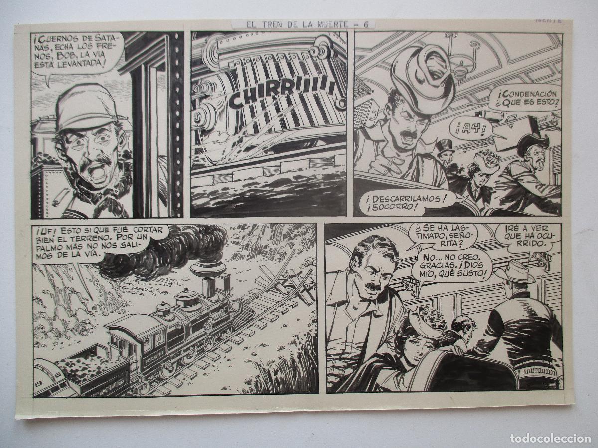 C&oacute;mics: APACHE KING N&ordm; 18, COMPLETO -GUERRERO-. PLANCHAS ORIGINALES. - Foto 8