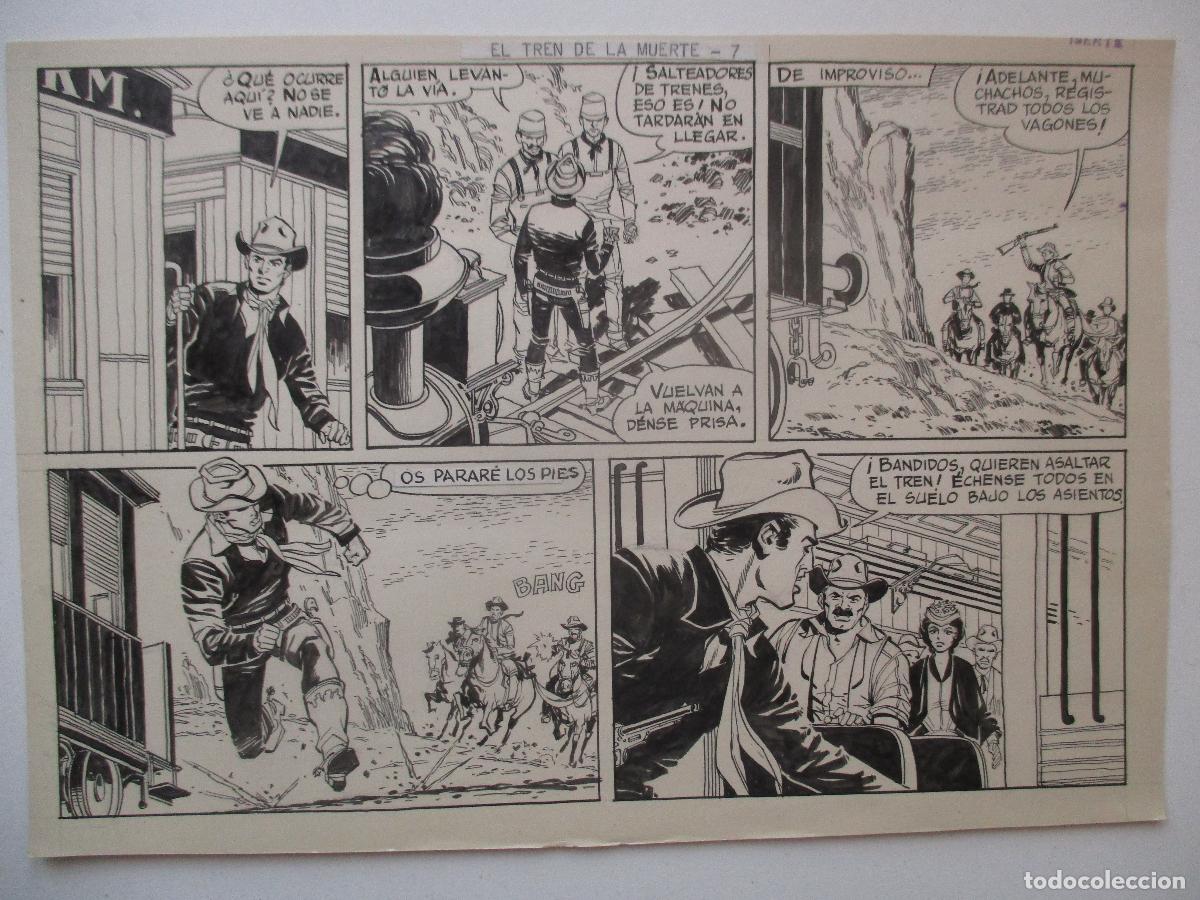 C&oacute;mics: APACHE KING N&ordm; 18, COMPLETO -GUERRERO-. PLANCHAS ORIGINALES. - Foto 9