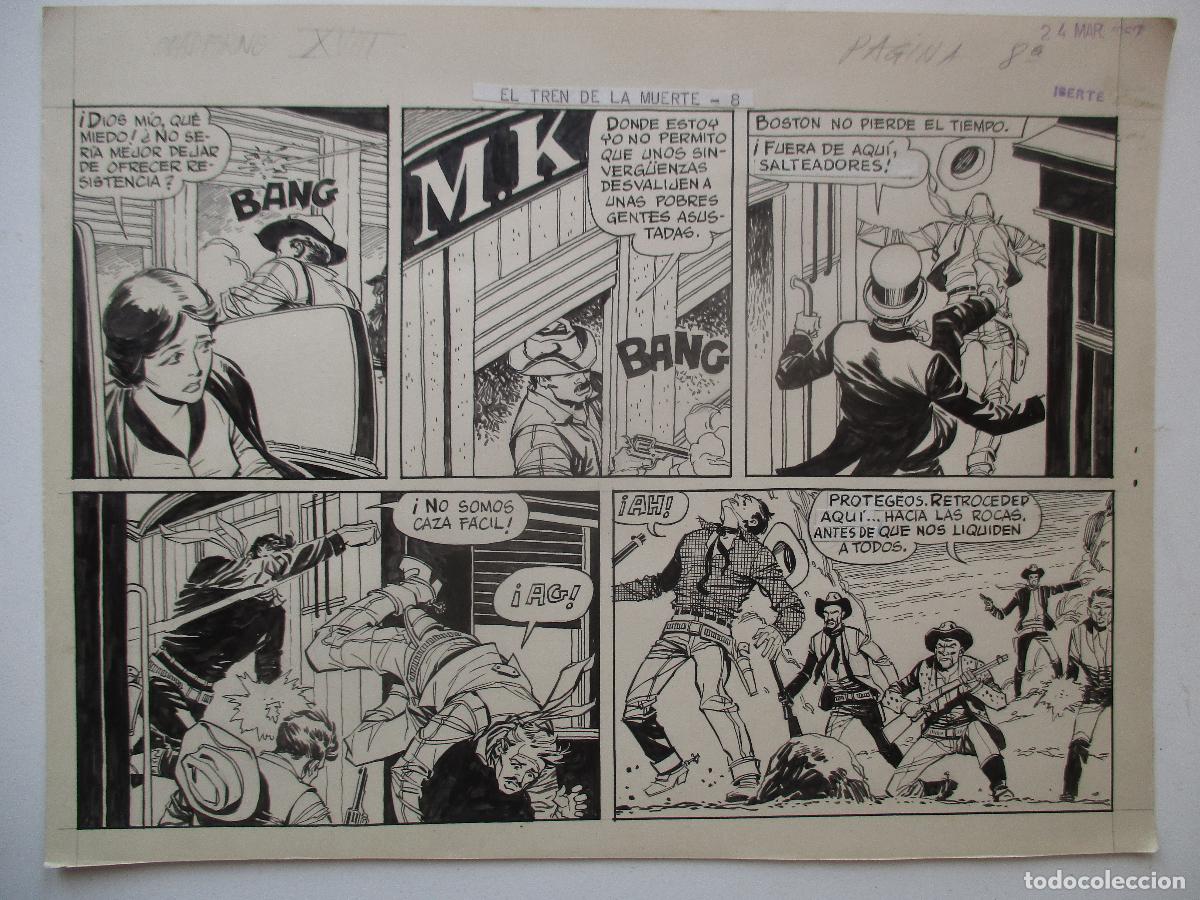 C&oacute;mics: APACHE KING N&ordm; 18, COMPLETO -GUERRERO-. PLANCHAS ORIGINALES. - Foto 10