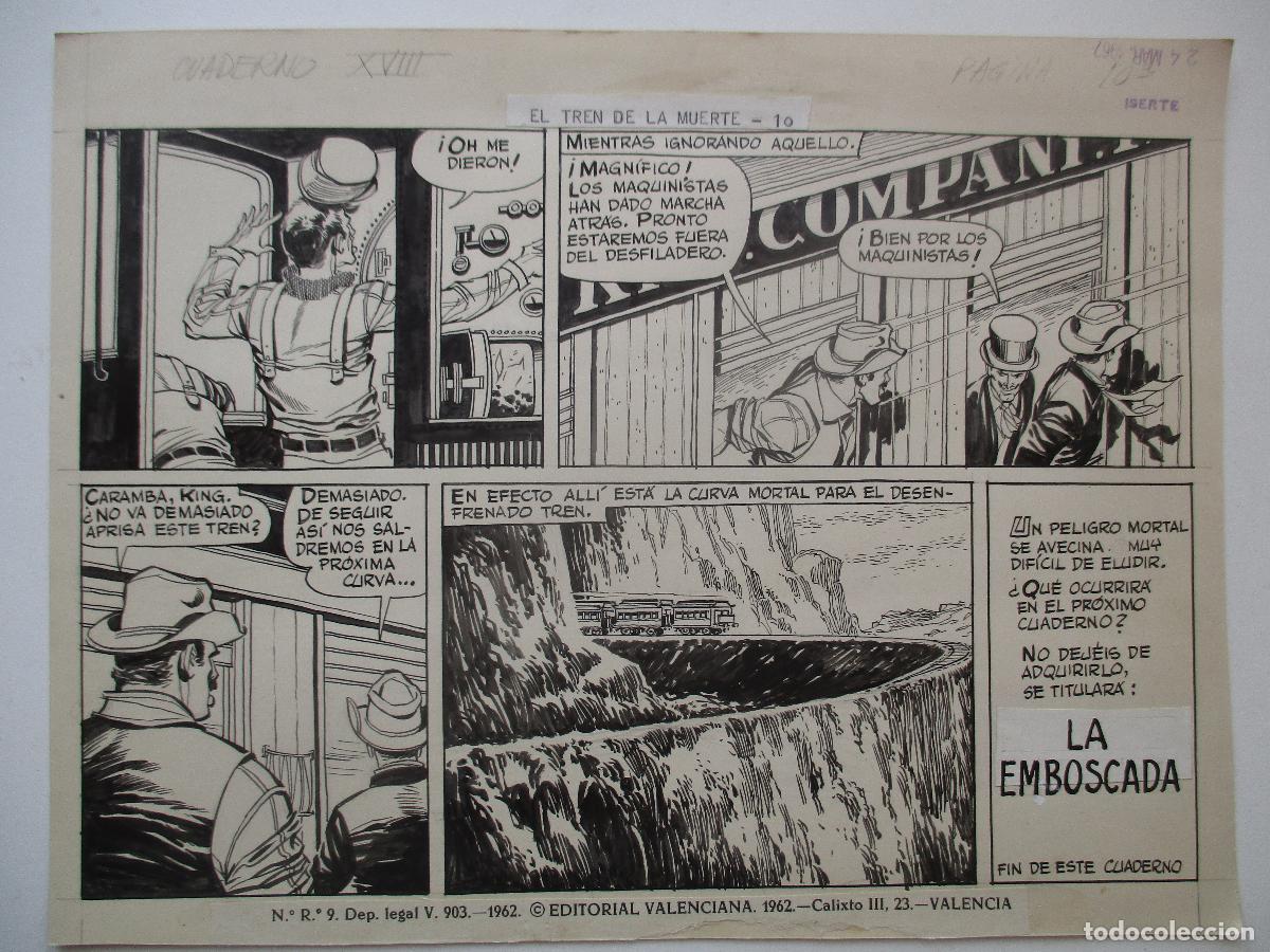 C&oacute;mics: APACHE KING N&ordm; 18, COMPLETO -GUERRERO-. PLANCHAS ORIGINALES. - Foto 12