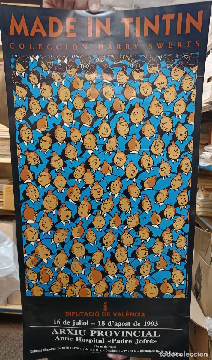 CARTEL MADE IN TINTIN.COLECCIÓN HARRY SWERTS. DIPUTACIÓN DE VALENCIA 1993. | todocoleccion (Buy It Now)
