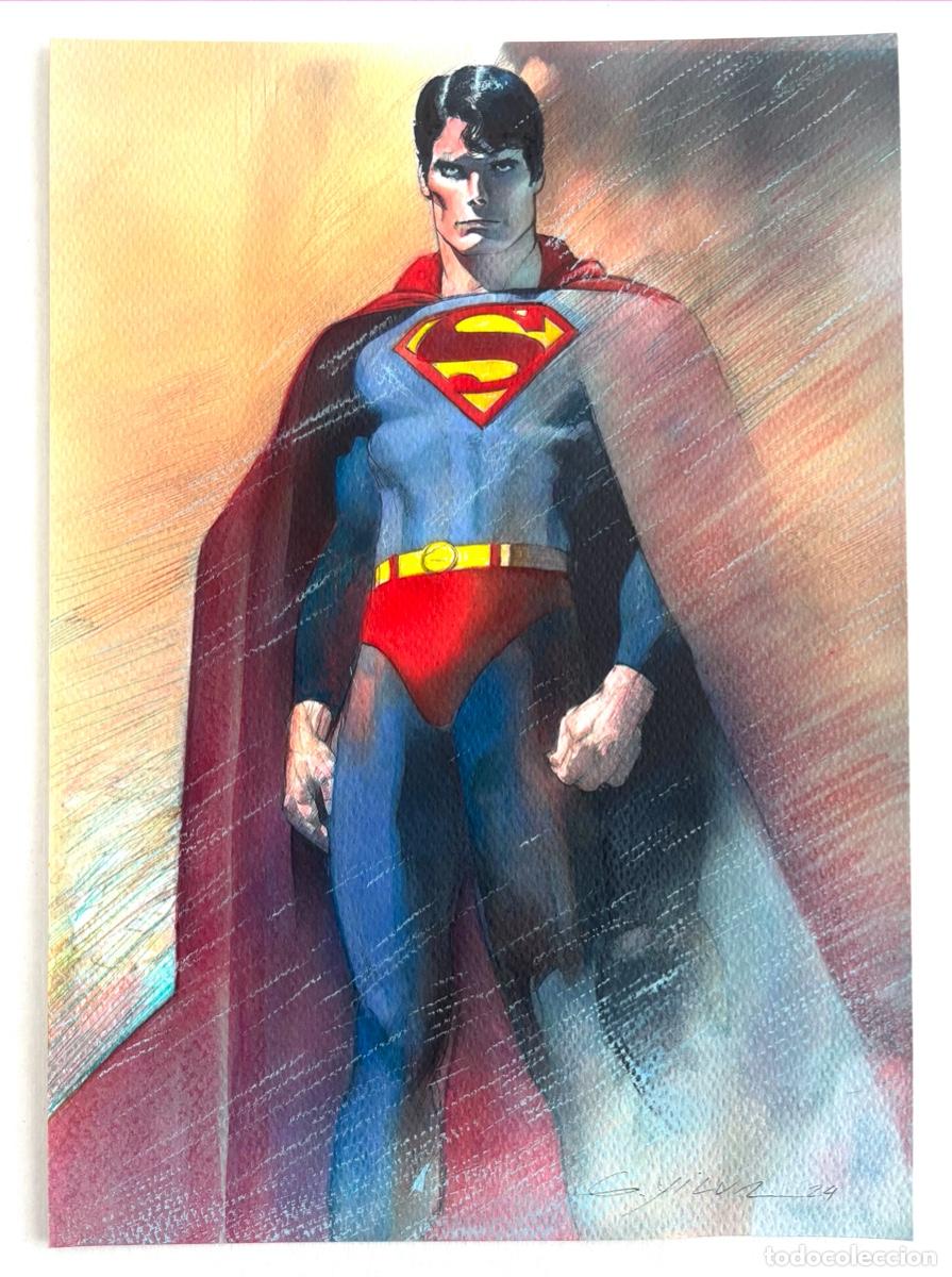 C&oacute;mics: SUPERMAN ILUSTRACION ORIGINAL - Foto 1