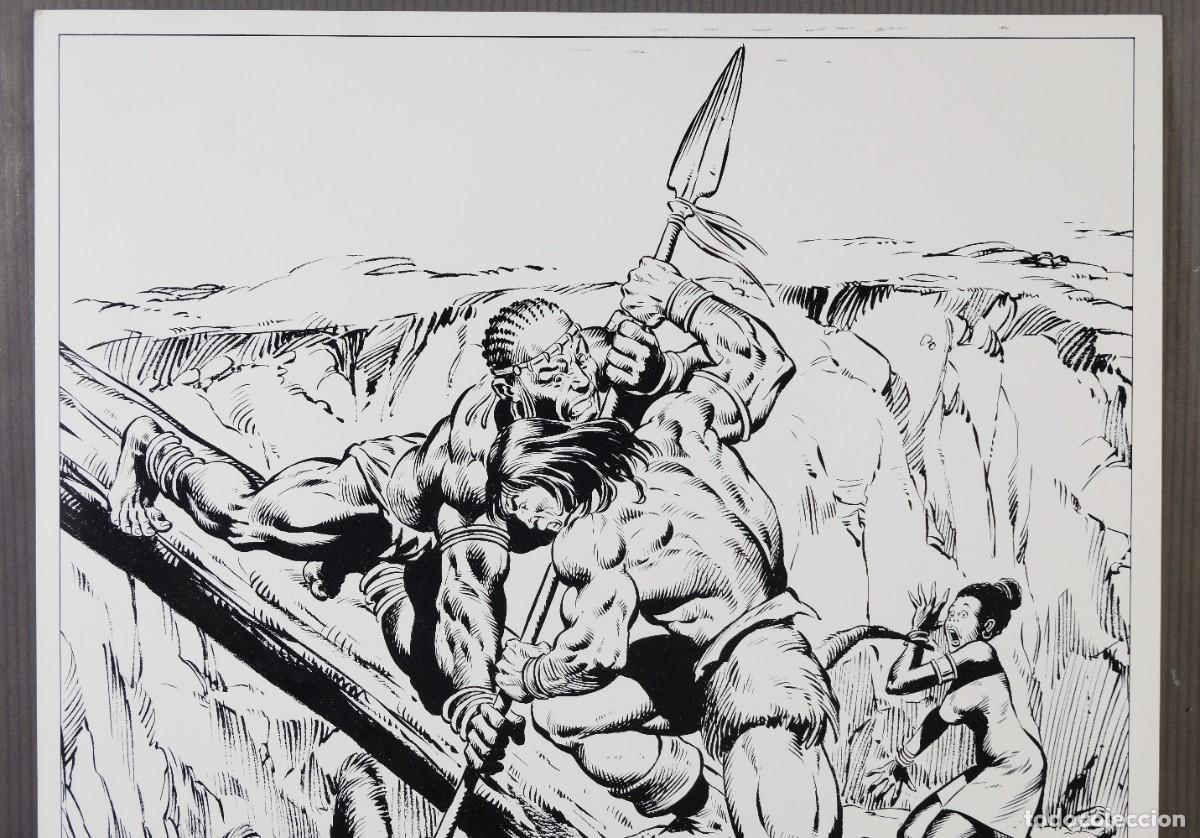 C&oacute;mics: L&aacute;mina de Conan, impresi&oacute;n digital - 1992 - Foto 3
