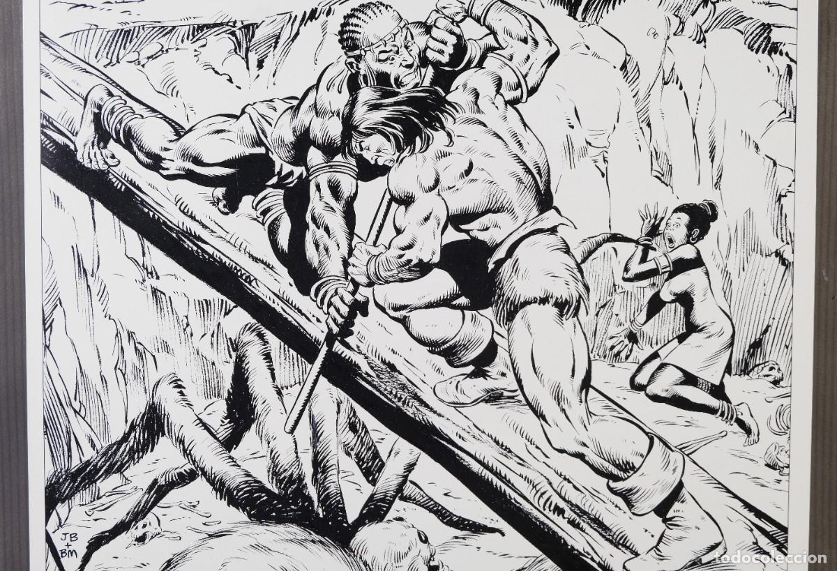 C&oacute;mics: L&aacute;mina de Conan, impresi&oacute;n digital - 1992 - Foto 4