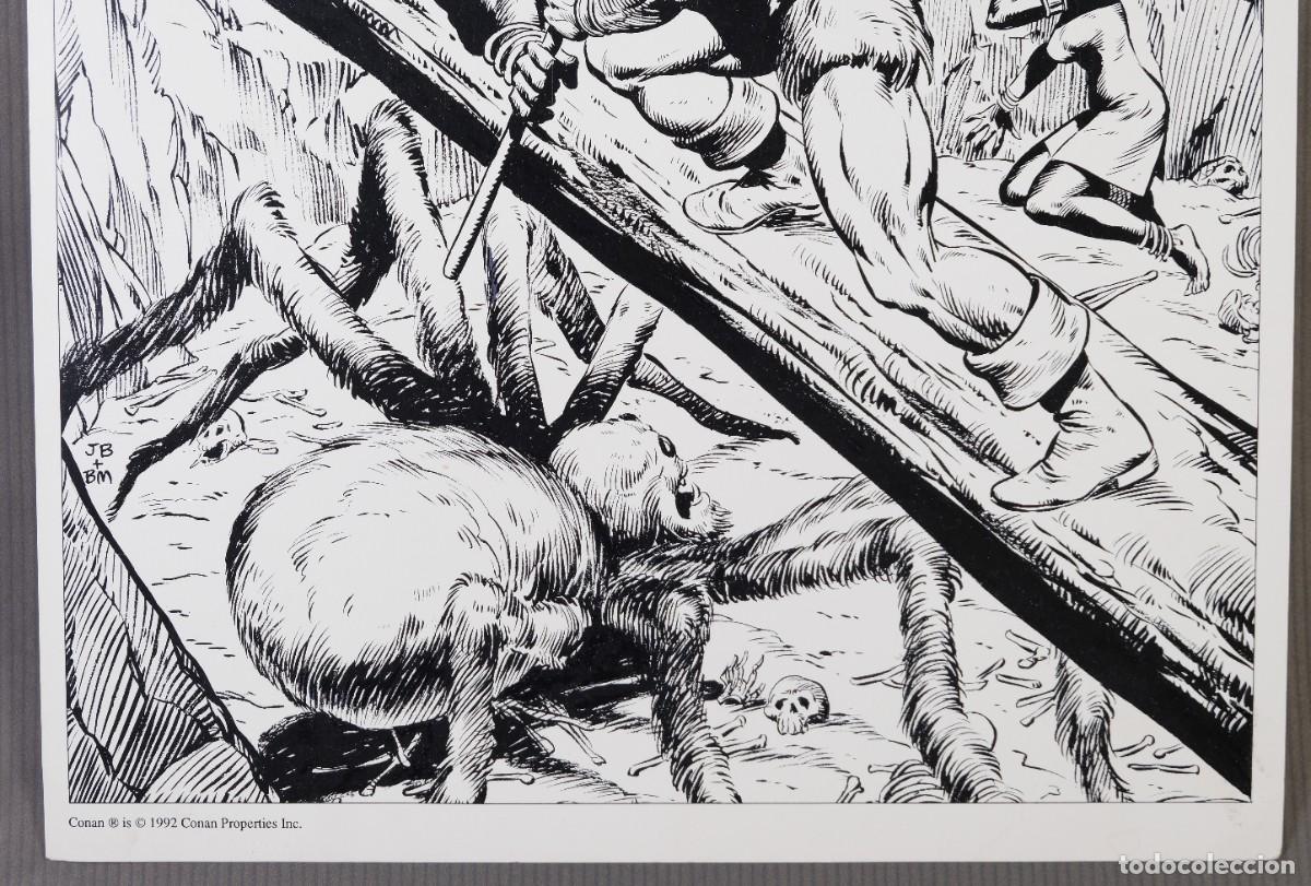 C&oacute;mics: L&aacute;mina de Conan, impresi&oacute;n digital - 1992 - Foto 5