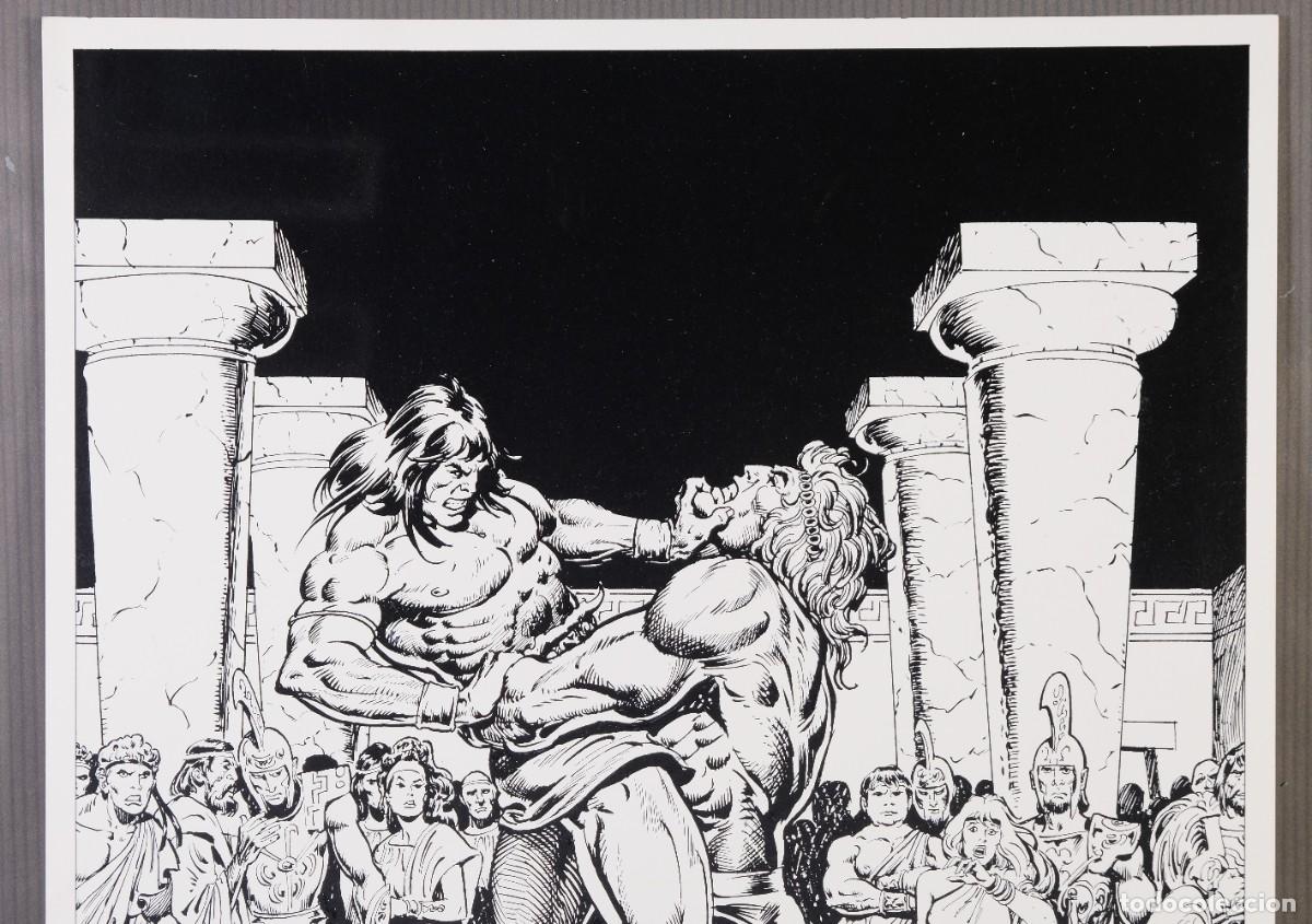 C&oacute;mics: L&aacute;mina de Conan, impresi&oacute;n digital - 1992 - Foto 3
