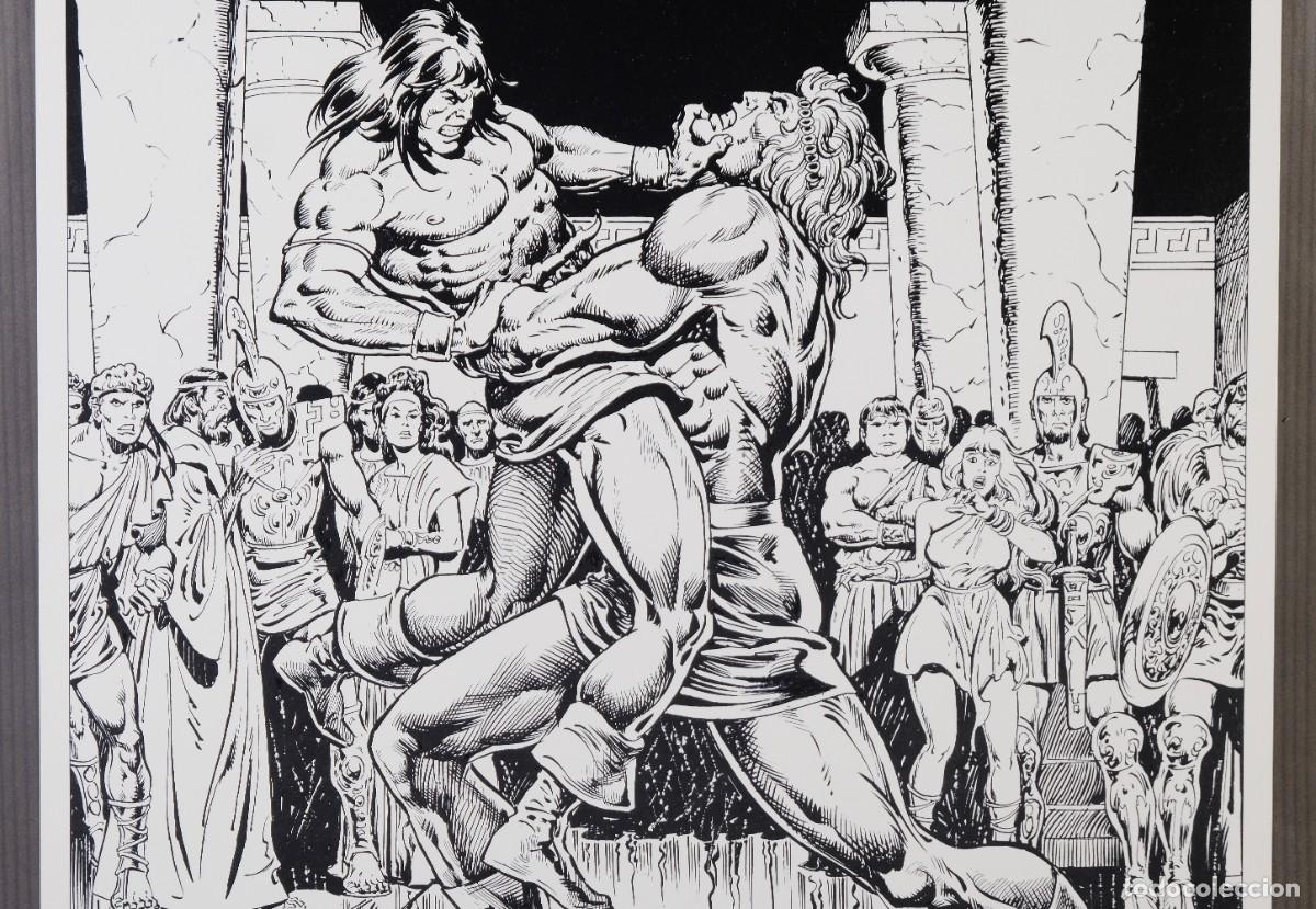 C&oacute;mics: L&aacute;mina de Conan, impresi&oacute;n digital - 1992 - Foto 4