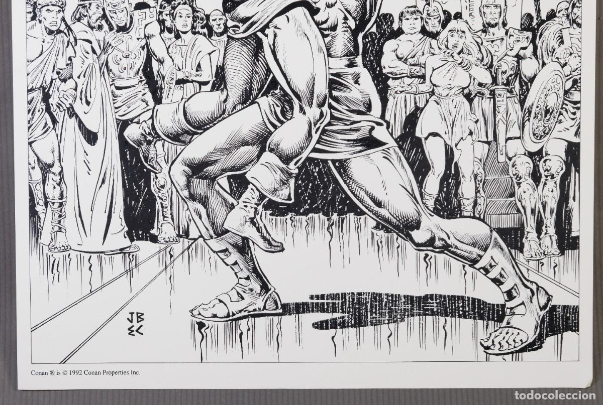 C&oacute;mics: L&aacute;mina de Conan, impresi&oacute;n digital - 1992 - Foto 5