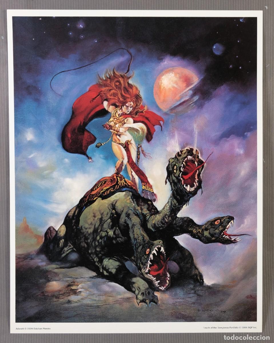 C&oacute;mics: L&aacute;mina impresi&oacute;n digital - Esteban Maroto - 1994 - Foto 2