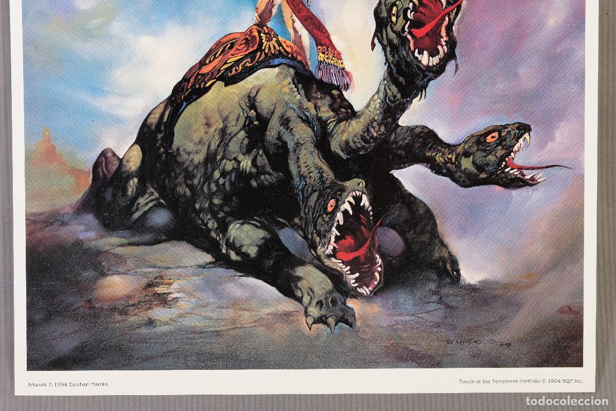 C&oacute;mics: L&aacute;mina impresi&oacute;n digital - Esteban Maroto - 1994 - Foto 5