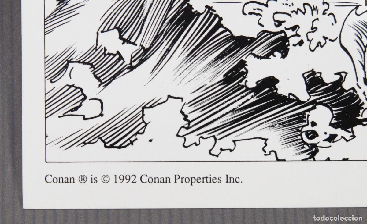 C&oacute;mics: L&aacute;mina de Conan, impresi&oacute;n digital - 1992 - Foto 3
